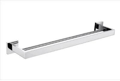 Woma Chrome Bathroom Pendant Safety Towel Bar Double Towel Rack