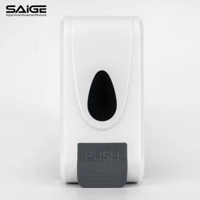 Saige ABS Plastic Wall Mounted 1000ml Manual Hand Sanitizer Soap Dispenser