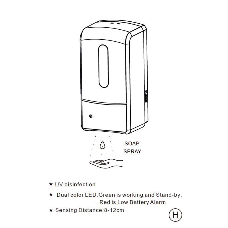 Automatic Touchless Sensor Hand Sanitizer Dispenser