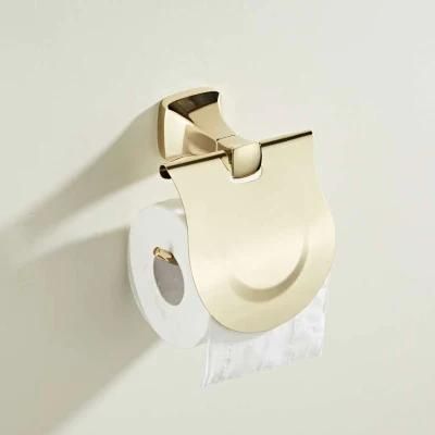 Customized Stainless Steel 304 Bathroom Toilet Paper Roll Holder Gold