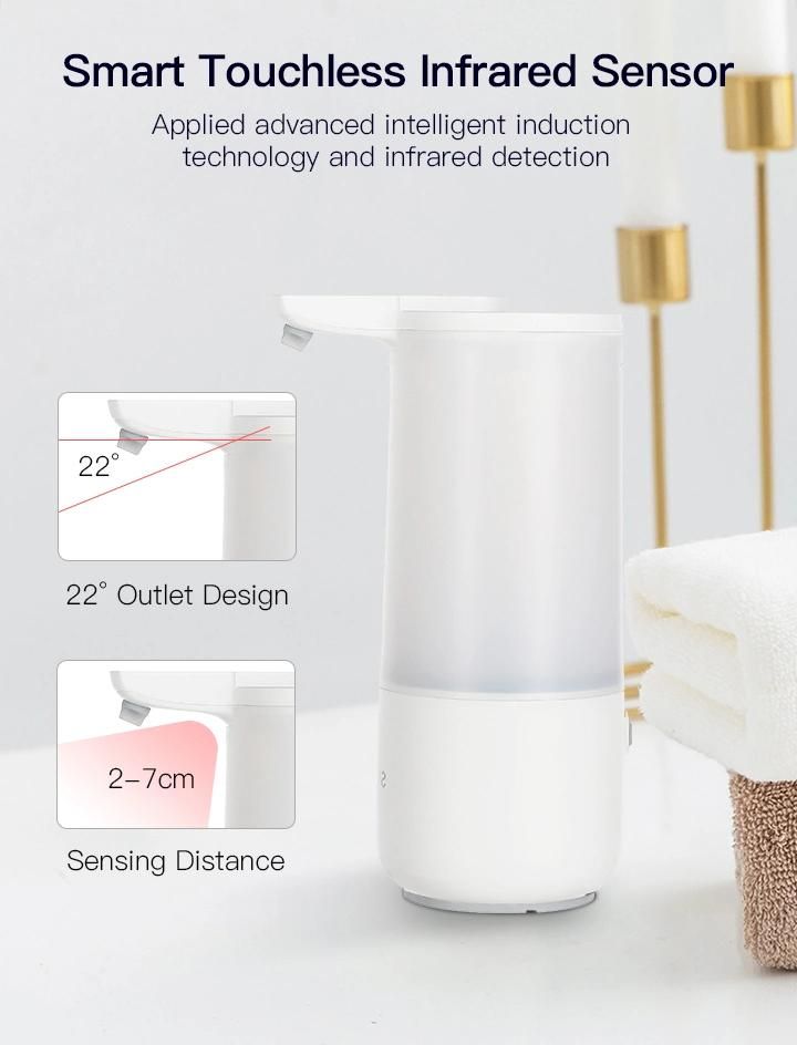 250ml Infrared Motion Sensor Touchless Battery Operated Automatic Soap Dispenser