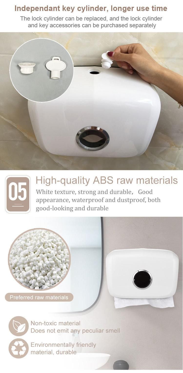 ABS Toilet Hand Paper Holder Z Fold Dispenser Paper