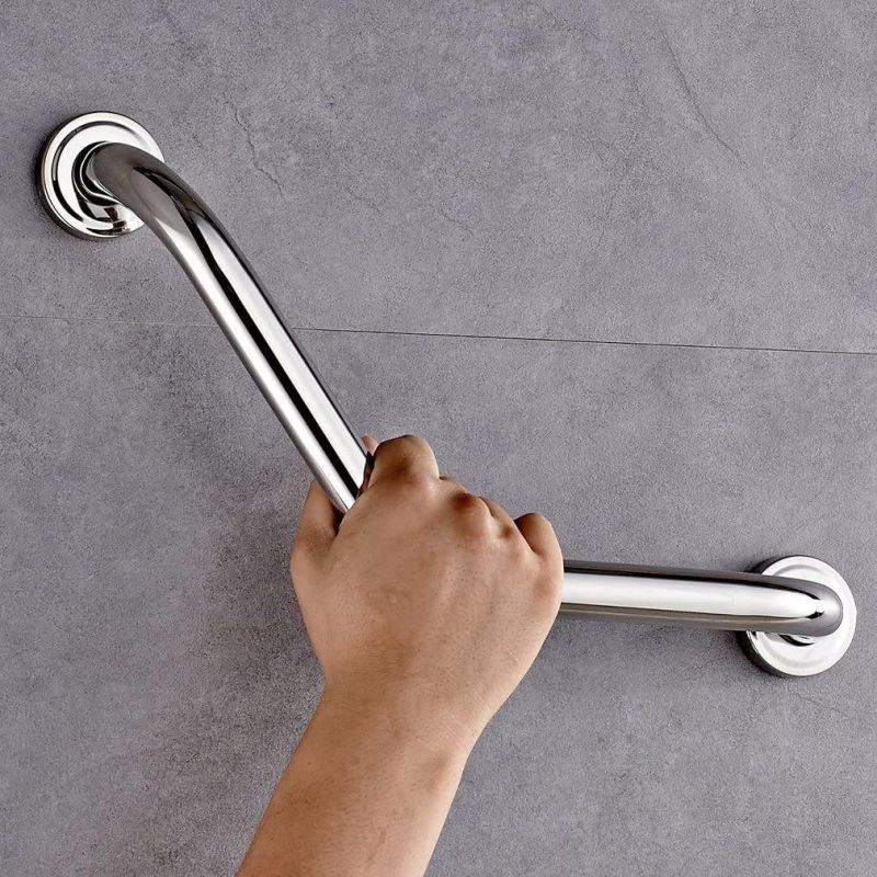 Stainless Steel Bathroom Angled Grab Bar (02-109B)