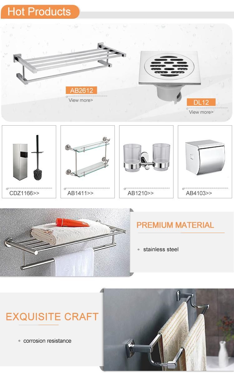 Polished Stainless Steel Precision Casting Bathroom Towel Ring