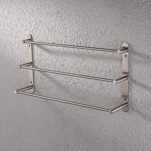 Wall Mounted 3 Layer Towel Holder 304 Stainless Steel