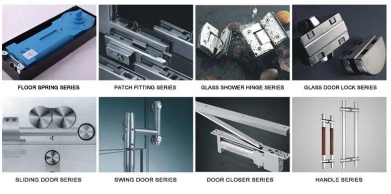 Wholesale Shower Room Connector Tempered Glass Door Small Pulled Handle
