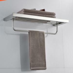 New Square Design Wall Mounted 304 Stainless Steel Bathroom Towel Rack