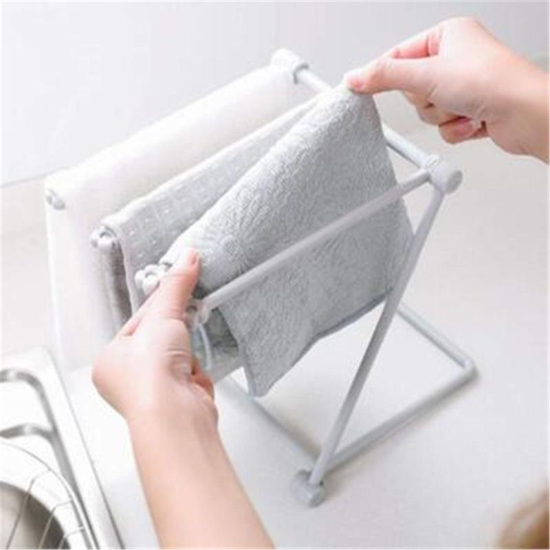 Modern Stainless Steel Hand Towel and Accessories Stand