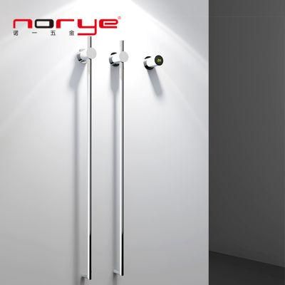 Single Electric Heated Towel Rack Time Control for Bathroom