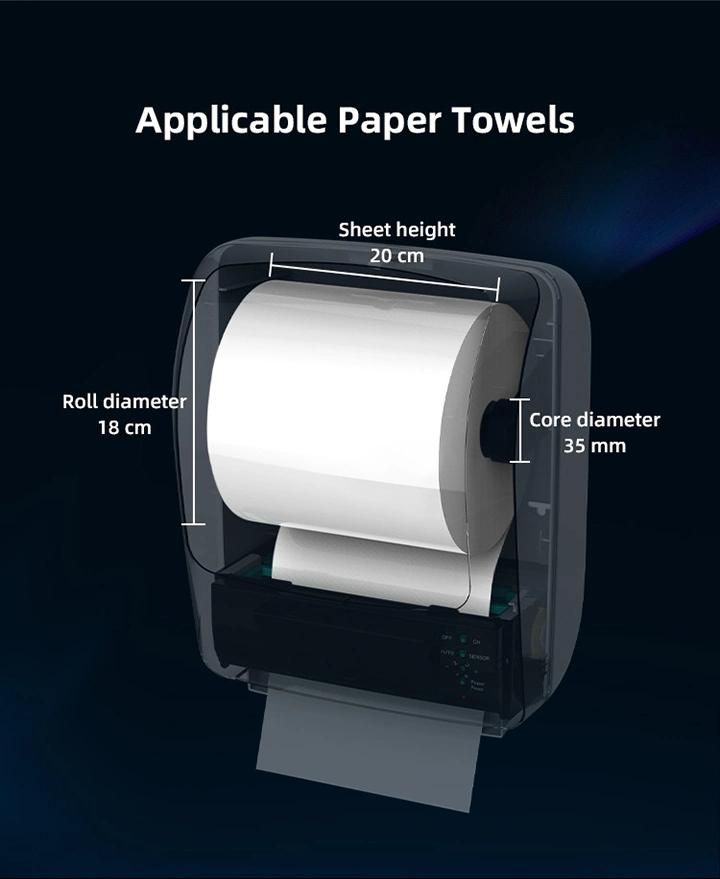 Svavo Electric Auto Cut Paper Towel Dispenser Paper Holder for Airport