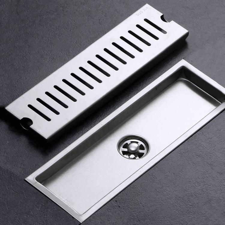 Large Shower Drain Stainless Steel 304 Concealed Bathroom Floor Drainer