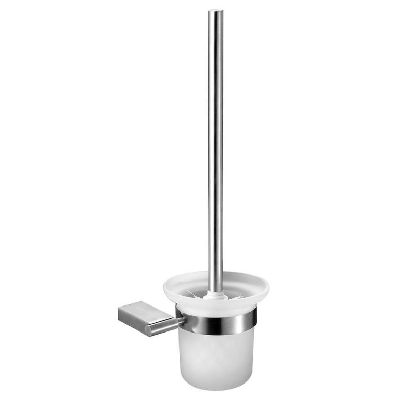 Square Base Stainless Steel 304 Toilet Brush Holder