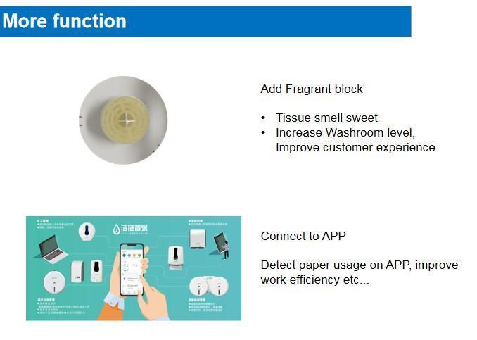 Toilet Manual Double Center Pull Hand Paper Towel Dispenser