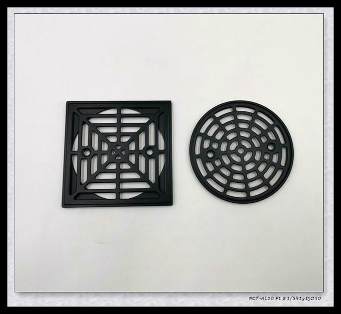 Zinc Alloy PVD Surface 4" Round Shower Drain