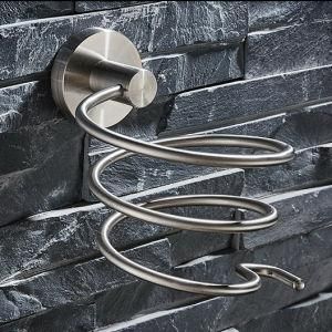 Wall Mounted Inox Stainless Steel Hair Dryer Holder