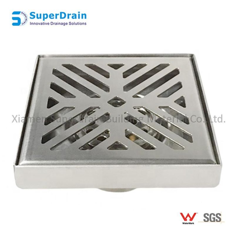 Watermark SUS Square Short Floor Waste Drain Grate