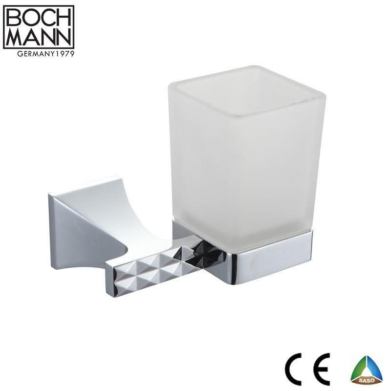 Diamond Cutting Design Metal Bathroom Accessory Towel Ring