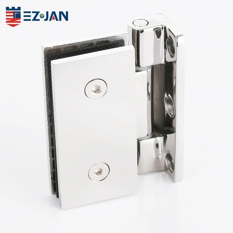 SUS304 Stainless Steel Brass Zinc Alloy Shower Glass Door Hinge