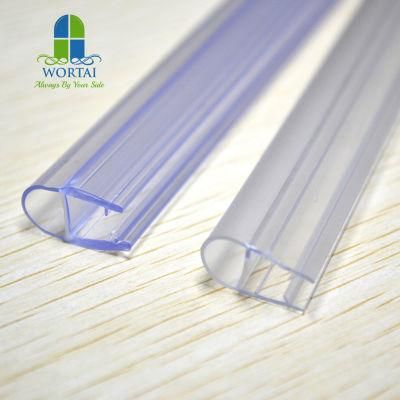 Weather Stripping for Shower Doors D Shaped Glass Door PVC Seal