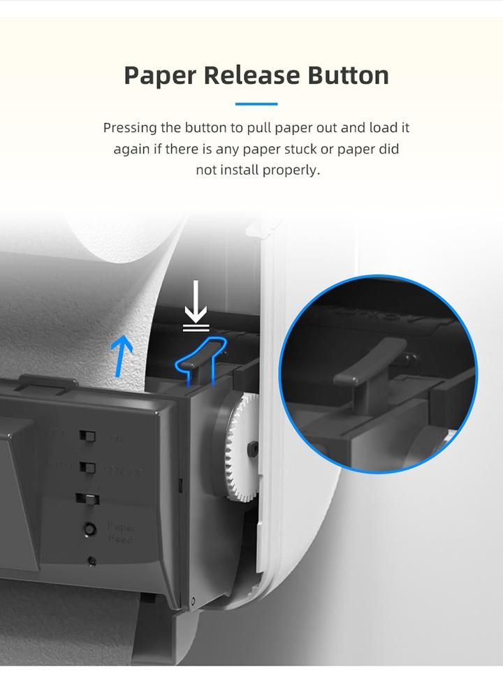 Svavo Special Design Sensor Infrared Auto Cut Paper Towel Dispenser for Hospital School