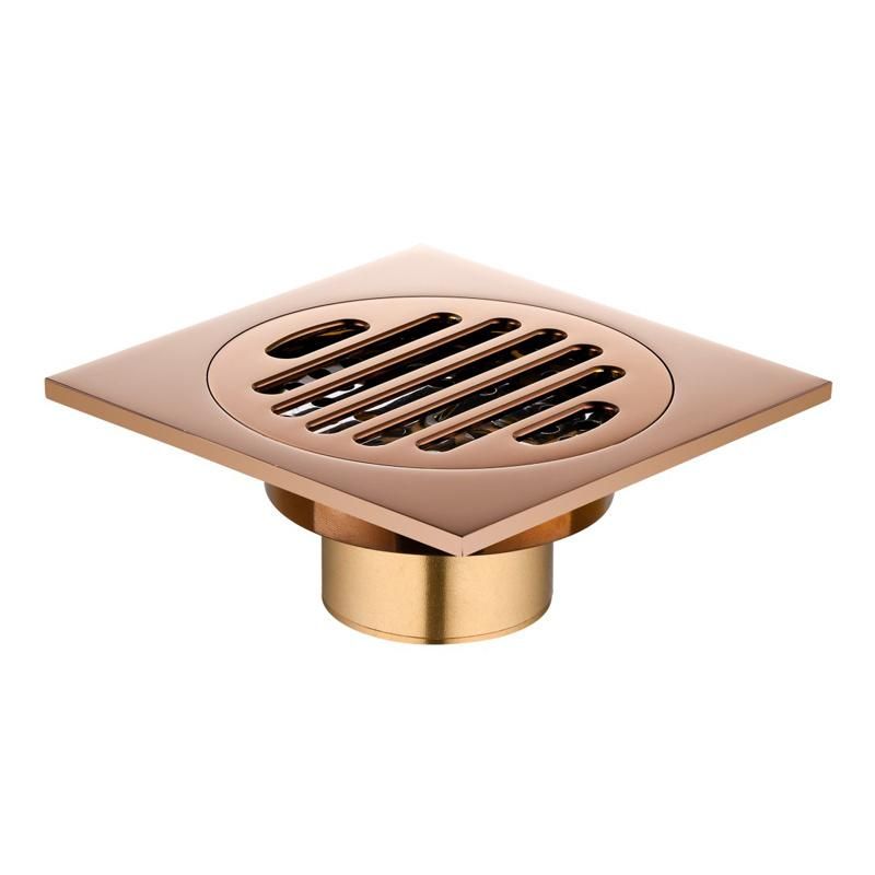 Best Selling Bathroom Hotel Brass Shower Floor Drain Strainer Brass Floor Drain