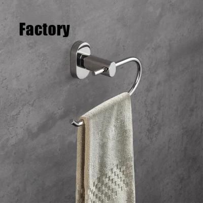 Bathroom Accessories Wall Mounted Towel Ring Rack Holder