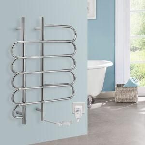 Onda. Warmer Curved Artistic Sense Electric Heated Towel Rail