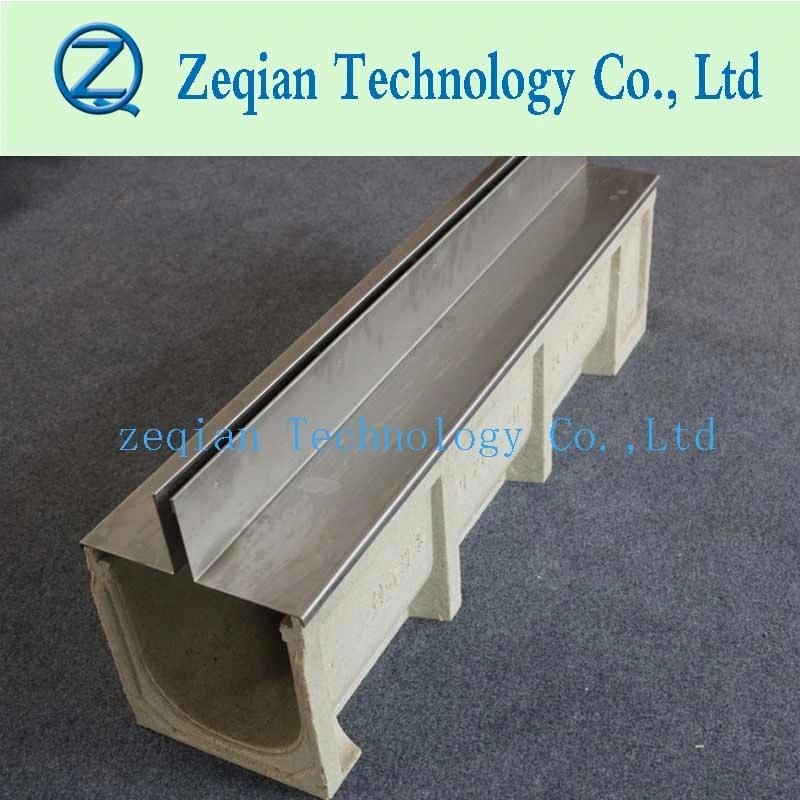 Polymer Concrete Rainwater Drain Trench/Linear Drain with Sloting Cover