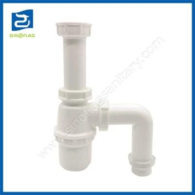 1.1/4 Drain Pipe Plastic Waste Siphon Drain Bottle Trap