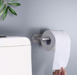 Free Kitchen Roll Paper Accessory Wall Mount Toilet Paper Holder Stainless Steel Bathroom Tissue Towel Accessories Rack Holders