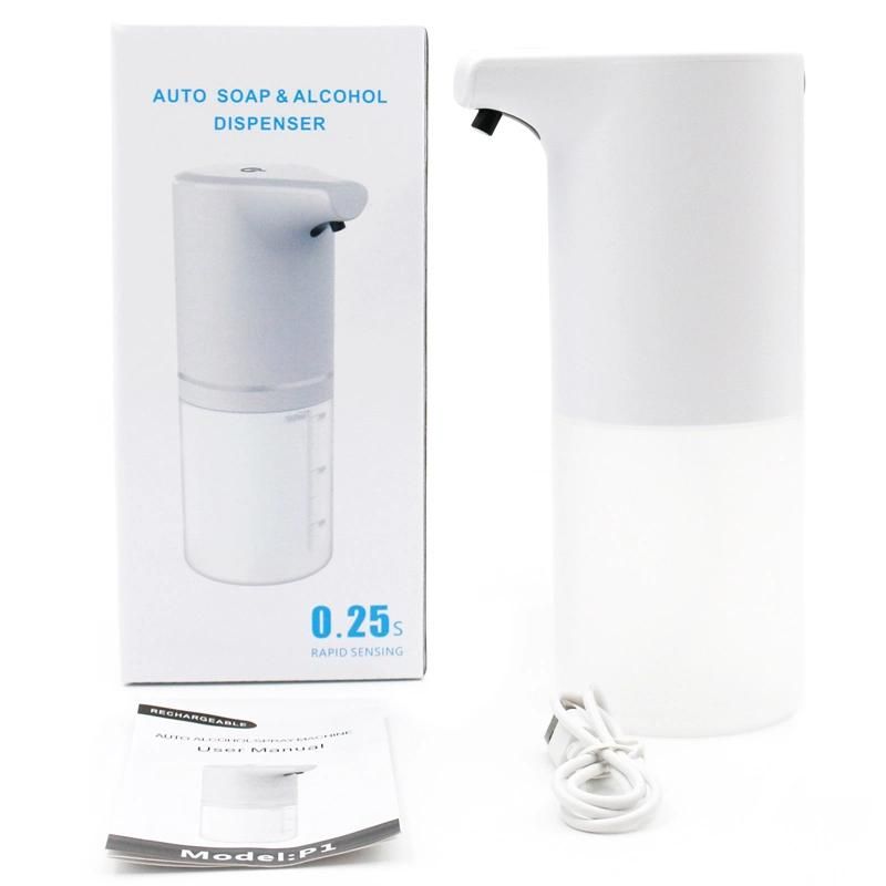 Rechargeable Lithium Battery Touchless Sensor Automatic Liquid Hand Sanitizer Foam Soap Dispenser