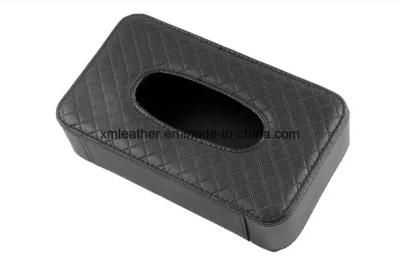 Multi Color Imitation Leather Napkin Tissue Box Holder for Car Used