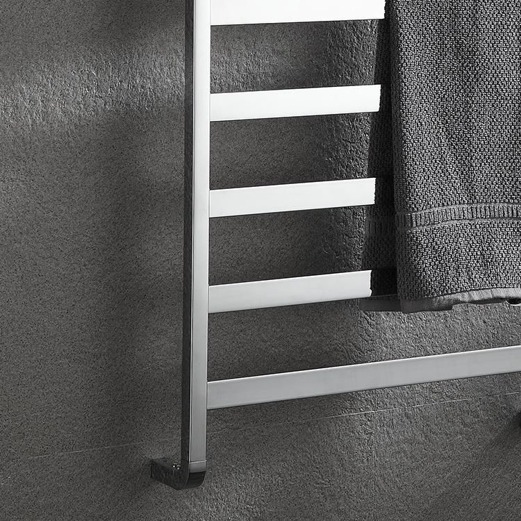 Kaiiy Wall Mounted Free Standing Electric Bath Towel Rack Bathroom Waterproof Stainless Steel Towel Rack