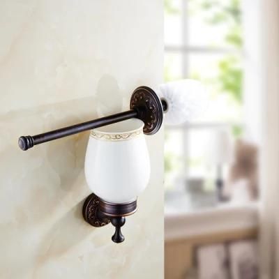 FLG Bath Toilet Brush Holder Wall Mounted Oil Rubbed Bronze