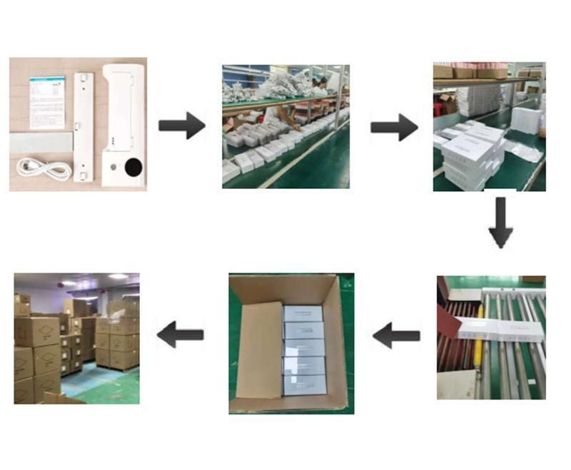 Intelligent Power Saving Temperature Measurement Automatic Hand Santizier Dispener with Automatic Alarm Function