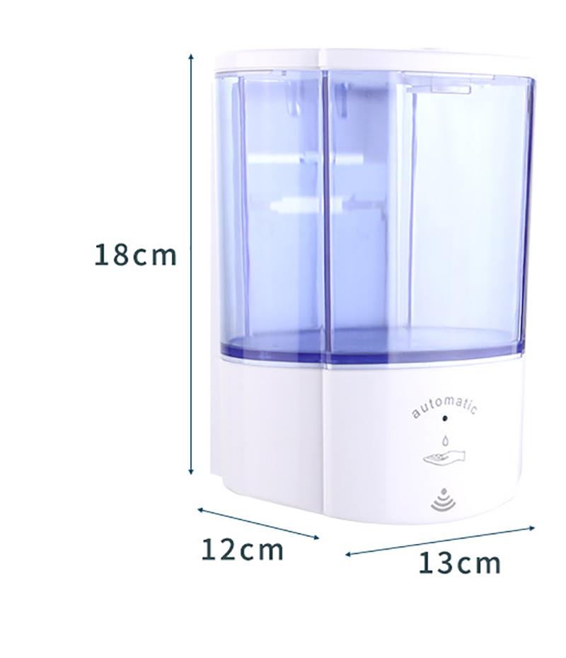 1000ml Automatic Alcohol Dispenser, Touchless Automatic Spray Hand Sanitizer Dispenser, Free Wall Mounted Motion Sensor Smart Soap Dispenser