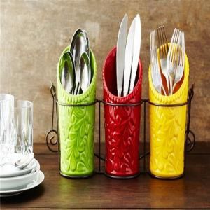 Kitchen Utensil Used Holder Set Portable Wire Stand