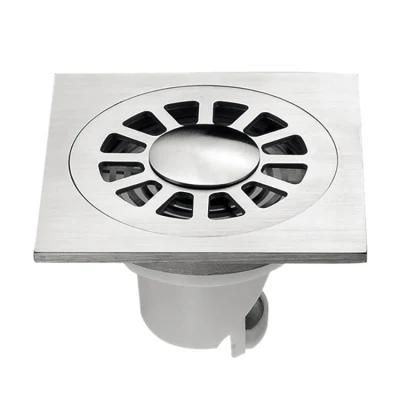 OEM or ODM Stainless Steel 304 Floor Drain Silver Color