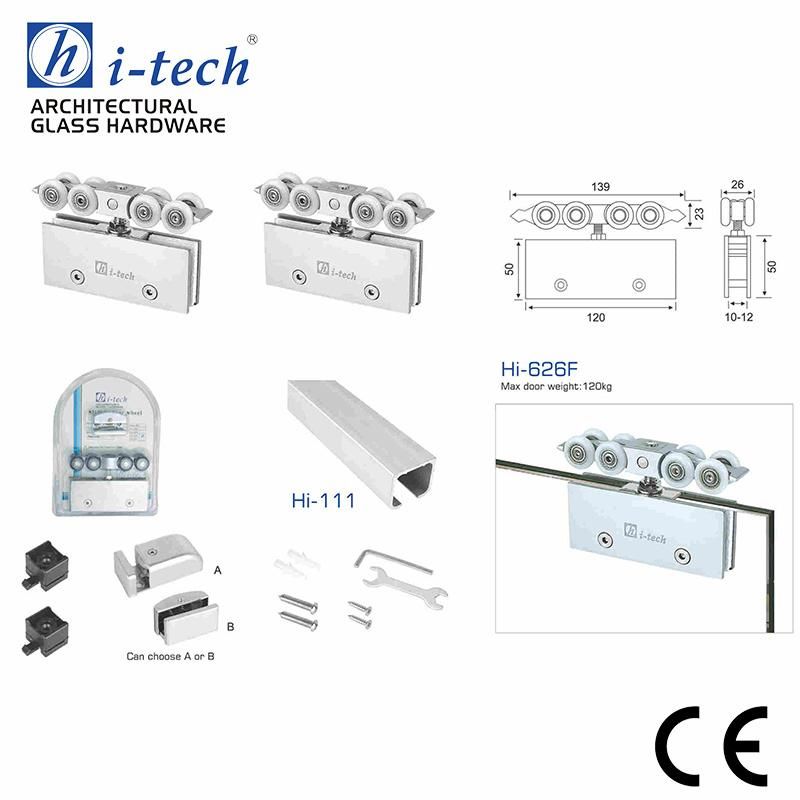 Hi-626 Balcony Sliding Shower Glass Door Roller Wheel Fittings