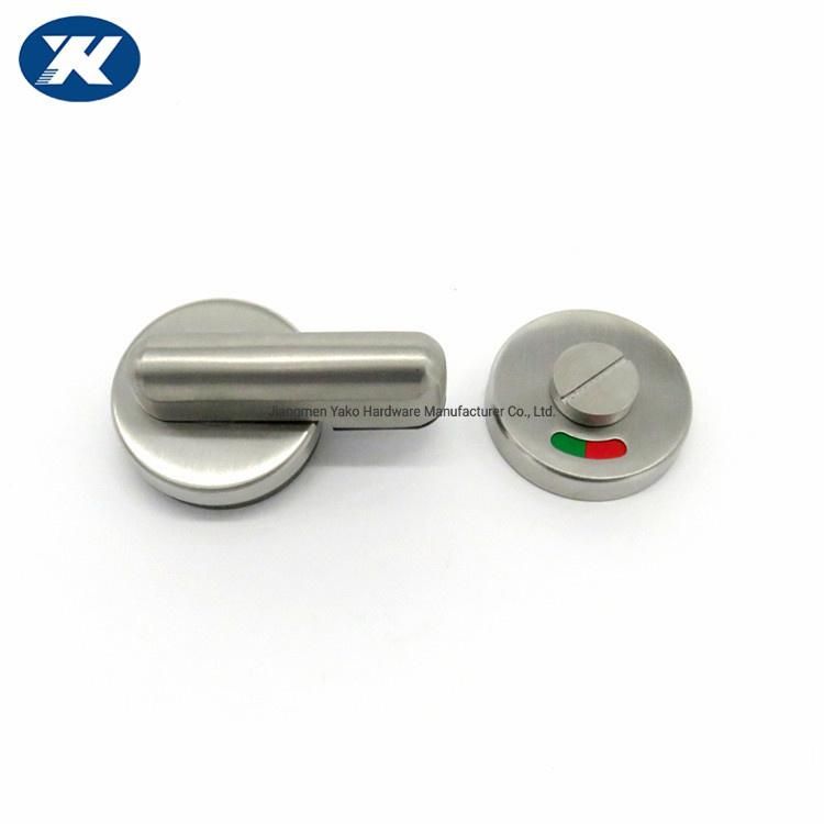 Toilet Cubicle Partition Indicator Stainless Steel Red Green Door Indicator