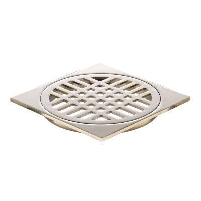 Bathroom Shower Rectangular Zinc Alloy Floor Drain Cover