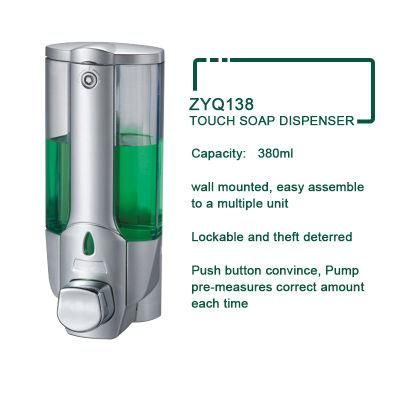 380ml Manual Plastic Wall Mounted Gel Liquid Soap Dispenser