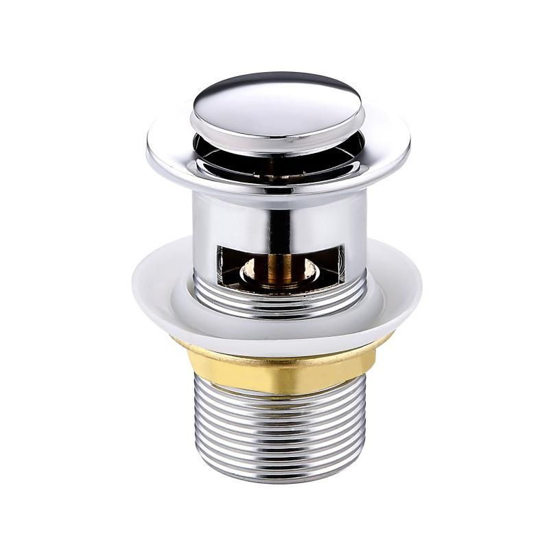 Pop-up Waste Coupling Drainer Zinc Basin Drain Round Sink Wash Basin