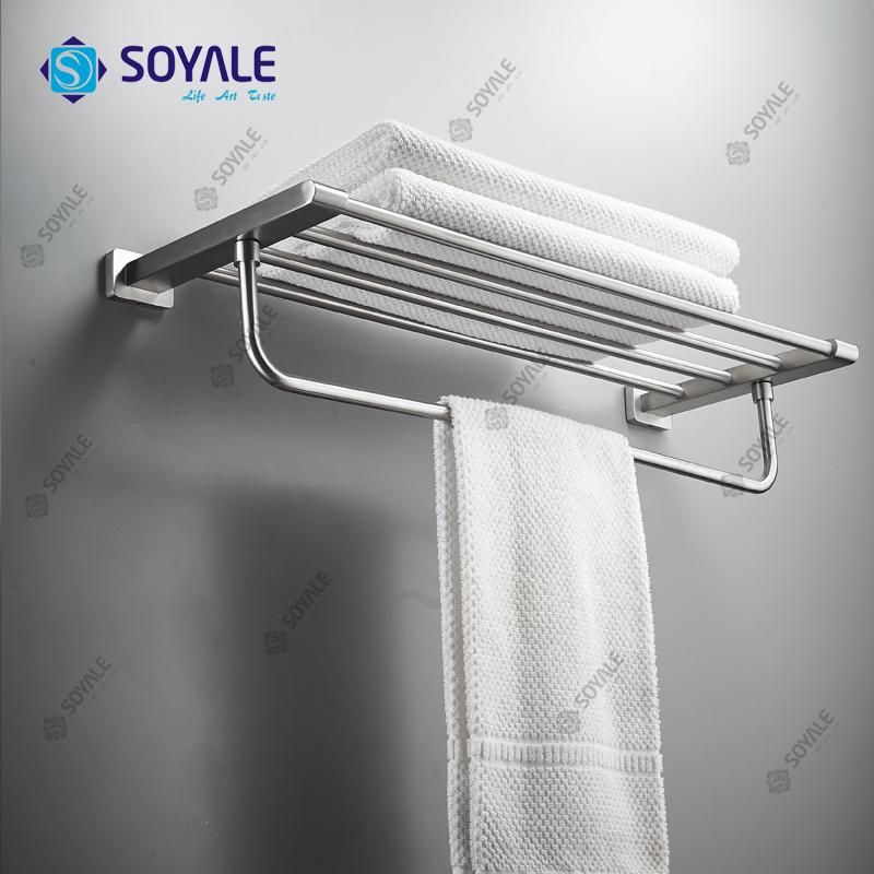 Stainless Steel 304 Commercial Towel Rack with Nickel Finishing Sy-6325