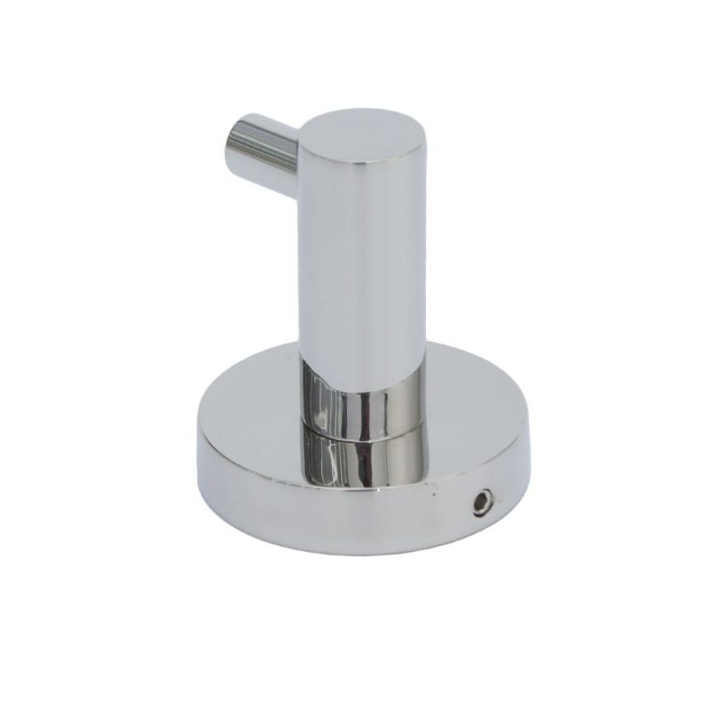 Stainless Steel 304 Big Round Base Single Robe Hook (06-1206)