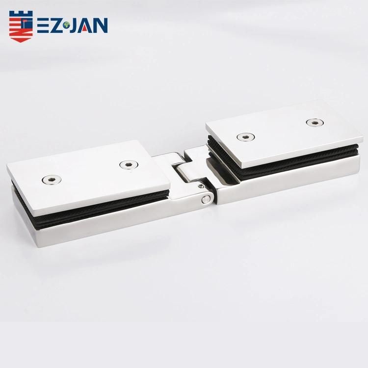 Glass Clamp Shower Door Fitting Outward Opening Bilateral Bathroom Glass Door Hinge