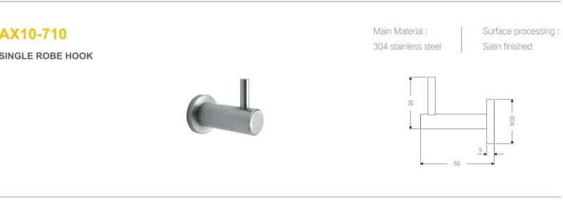 Manufacturers Supply High Quality Stainless Steel Coat Hook Hanger Hooks