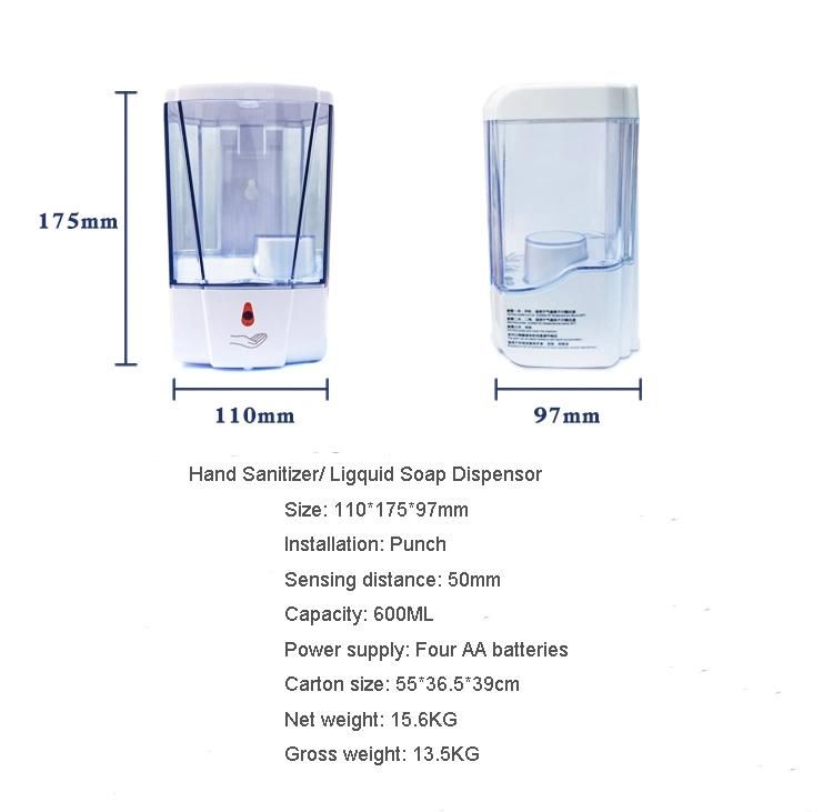 Wall-Mounted Hand Sanitizer Automatic Liquid Soap Dispenser