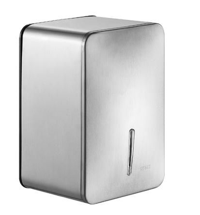 New Design Bathroom Accessories 304 Stainless Steel Wall Mounted Satin Tissue Dispenser Paper Towel Dispenser