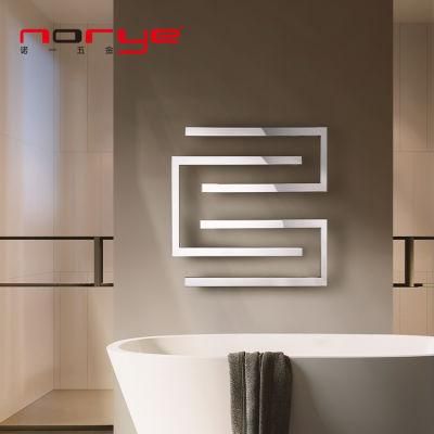 Wall Mount Heated Towel Rail S Series Towel Warmer for Bathroom